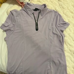 Lavender Zip-Up Women's golf top